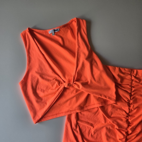 Fashion Nova Vibrant Orange Crop Top - Picture 8 of 15
